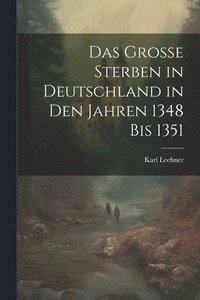 bokomslag Das grosse Sterben in Deutschland in den Jahren 1348 bis 1351