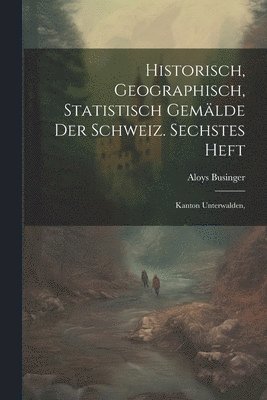 bokomslag Historisch, geographisch, statistisch Gemlde der Schweiz. Sechstes Heft