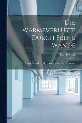 Wärmeverluste Durch Ebene Wände