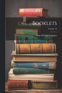 bokomslag Booklets; Volume 16