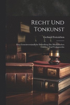 bokomslag Recht Und Tonkunst