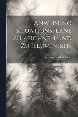 bokomslag Anweisung Situationsplane zu zeichnen und zu Illuminiren