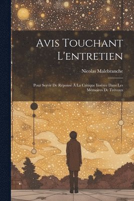 Nicolas Malebranche - Avis Touchant L'entretien, Häftad