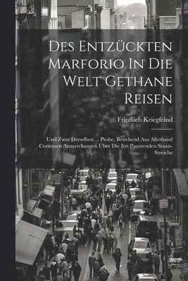 bokomslag Des Entzckten Marforio In Die Welt Gethane Reisen