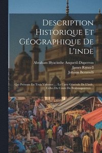 bokomslag Description Historique Et Gographique De L'inde