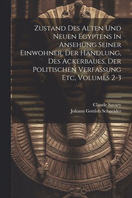 bokomslag Zustand Des Alten Und Neuen Egyptens In Ansehung Seiner Einwohner, Der Handlung, Des Ackerbaues, Der Politischen Verfassung Etc, Volumes 2-3