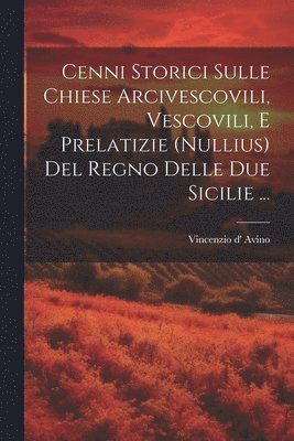 Vincenzio D' Avino (Abate - Cenni Storici Sulle Chiese Arcivescovili, Vescovili, E Prelatizie (nullius) Del Regno Delle Due Sicilie ..., Häftad