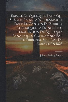 Expos De Quelques Faits Qui Se Sont Passs  Wildenspuch, Dans Le Canton De Zurich, Et Auxquels A Donn Lieu L'exaltation De Quelques Fanatiques, Condamns Par Le Tribunal Suprme De Zurich, 1