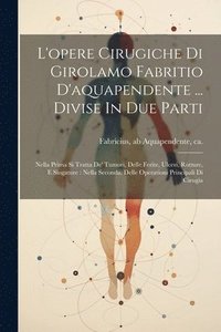 bokomslag L'opere Cirugiche Di Girolamo Fabritio D'aquapendente ... Divise In Due Parti