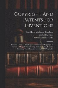 bokomslag Copyright And Patents For Inventions