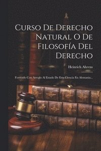 bokomslag Curso De Derecho Natural O De Filosofa Del Derecho