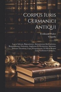 bokomslag Corpus Iuris Germanici Antiqui