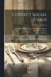 bokomslag Correct Social Usage