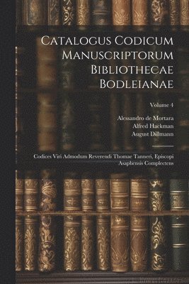 Catalogus Codicum Manuscriptorum Bibliothecae Bodleianae 1