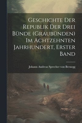 bokomslag Geschichte der Republik der drei Bnde (Graubnden) im achtzehnten Jahrhundert, Erster Band