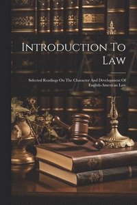 bokomslag Introduction To Law