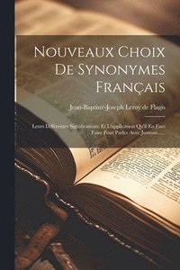 bokomslag Nouveaux Choix De Synonymes Franais