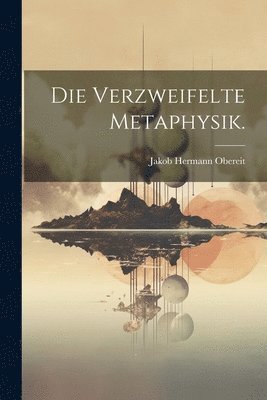bokomslag verzweifelte Metaphysik.
