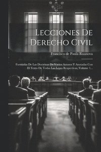 bokomslag Lecciones De Derecho Civil