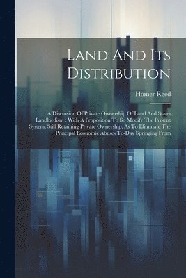 Land And Its Distribution 1