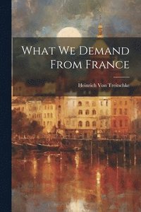 bokomslag What We Demand From France