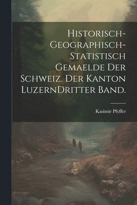 Historisch-geographisch-statistisch Gemaelde der Schweiz. Der Kanton Luzern Dritter Band.