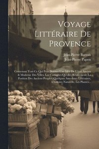 bokomslag Voyage Littraire De Provence