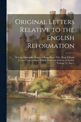 bokomslag Original Letters Relative to the English Reformation