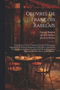 bokomslag Oeuvres De Franois Rabelais