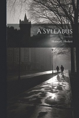 A Syllabus 1