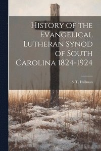 bokomslag History of the Evangelical Lutheran Synod of South Carolina 1824-1924