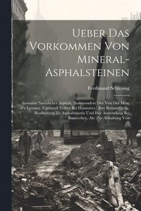 bokomslag Ueber Das Vorkommen Von Mineral-Asphalsteinen