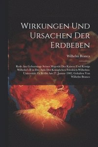 bokomslag Wirkungen Und Ursachen Der Erdbeben