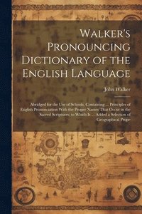 bokomslag Walker's Pronouncing Dictionary of the English Language