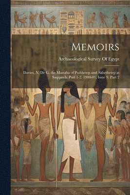 Archaeological Survey Of Egypt - Memoirs, Häftad