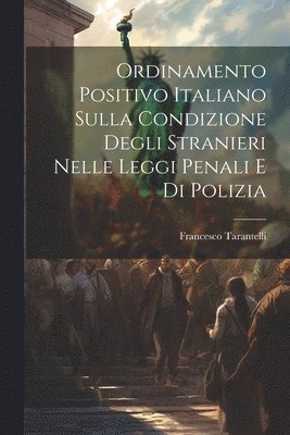 bokomslag Ordinamento Positivo Italiano Sulla Condizione Degli Stranieri Nelle Leggi Penali E Di Polizia