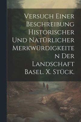 bokomslag Versuch einer Beschreibung historischer und natrlicher Merkwrdigkeiten der Landschaft Basel. X. Stck.