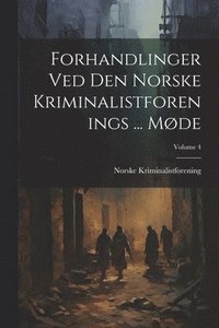 bokomslag Forhandlinger Ved Den Norske Kriminalistforenings ... Mde; Volume 4