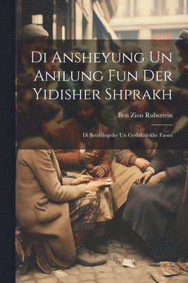 bokomslag Di Ansheyung un anilung fun der yidisher shprakh