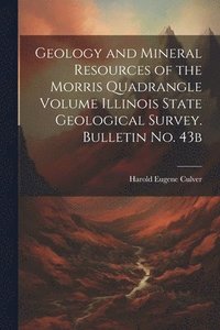 bokomslag Geology and Mineral Resources of the Morris Quadrangle Volume Illinois State Geological Survey. Bulletin no. 43b