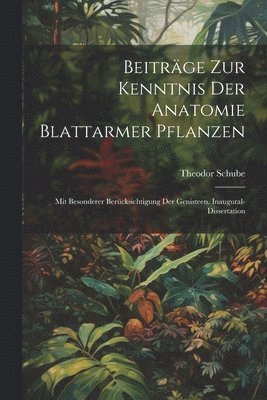 Beitrge Zur Kenntnis Der Anatomie Blattarmer Pflanzen 1