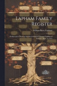 bokomslag Lapham Family Register