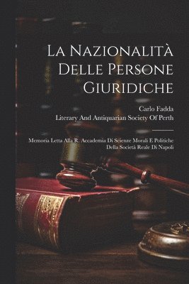 La Nazionalit Delle Persone Giuridiche 1