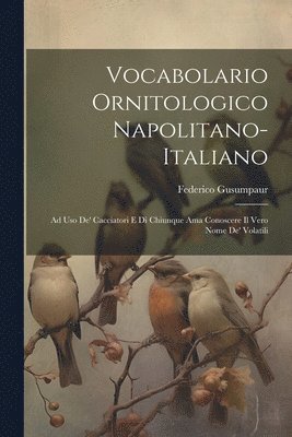 bokomslag Vocabolario Ornitologico Napolitano-Italiano
