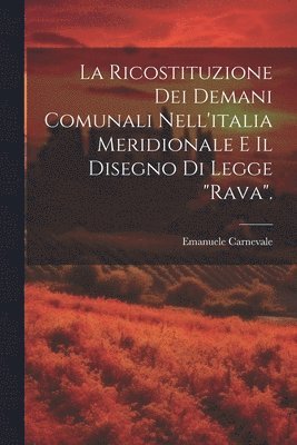 La Ricostituzione Dei Demani Comunali Nell'italia Meridionale E Il Disegno Di Legge &quot;Rava&quot;. 1