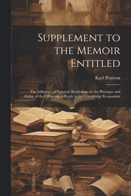 Supplement to the Memoir Entitled