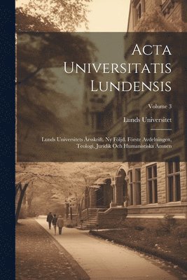 Acta Universitatis Lundensis