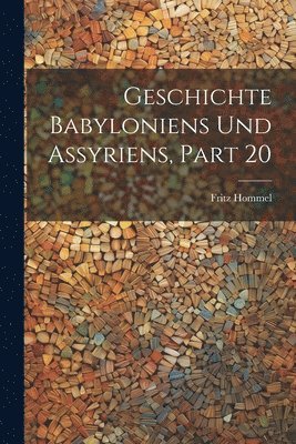 bokomslag Geschichte Babyloniens Und Assyriens, Part 20