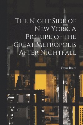 Night Side of New York. A Picture of the Great Metropolis After Nightfall