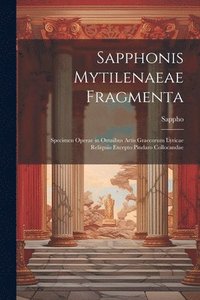 bokomslag Sapphonis Mytilenaeae Fragmenta